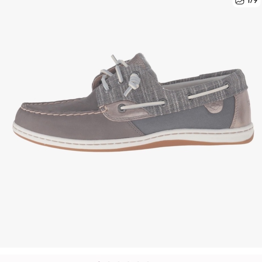 Sperry Women's Metallic Sparkle Boat Shoe In Grey